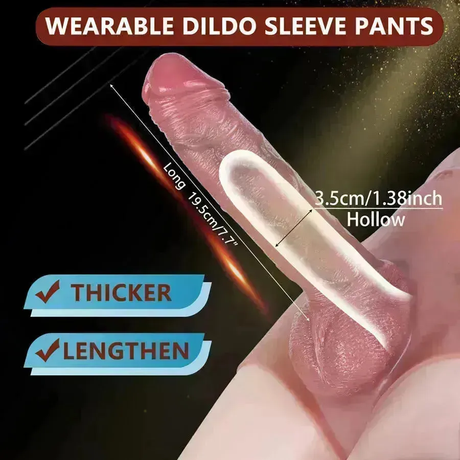 10 Inches Hollow Strap On Dildo