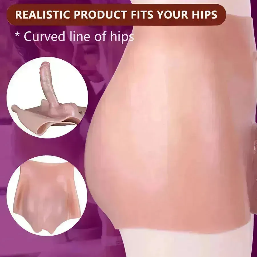 10 Inches Hollow Strap On Dildo