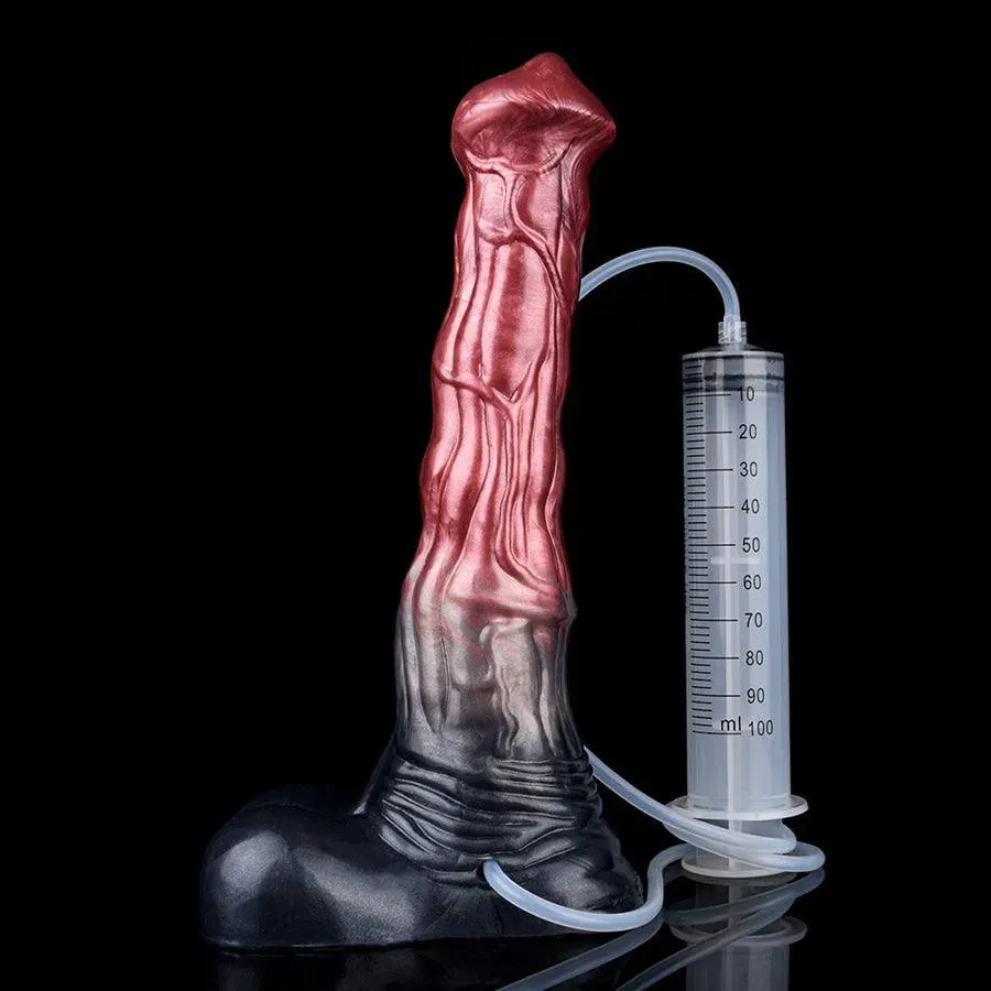 10 Inches Lifelike Ejaculating Horse Dildo
