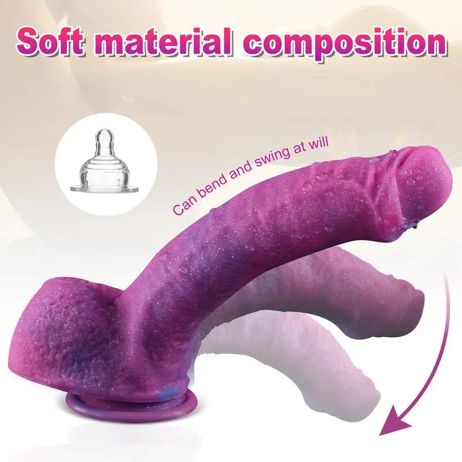 10 Inches Realistic Suction Cup Dildo for Women