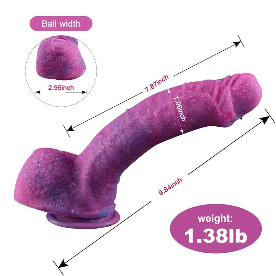 10 Inches Realistic Suction Cup Dildo for Women