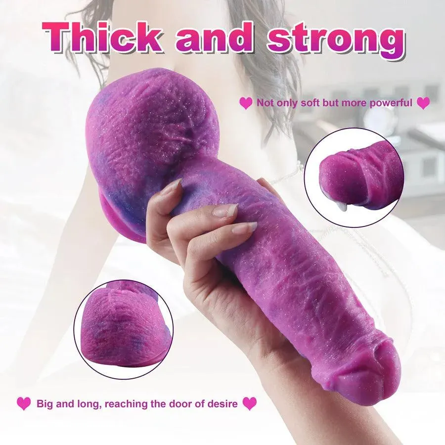 10 Inches Realistic Suction Cup Dildo for Women