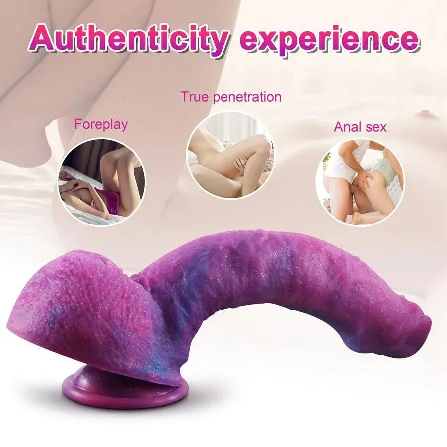 10 Inches Realistic Suction Cup Dildo for Women