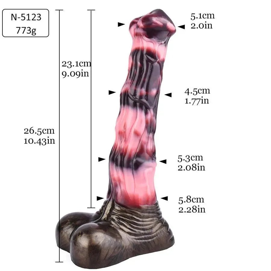 10 Inches Silicone Suction Cup Horse Cock Dildo