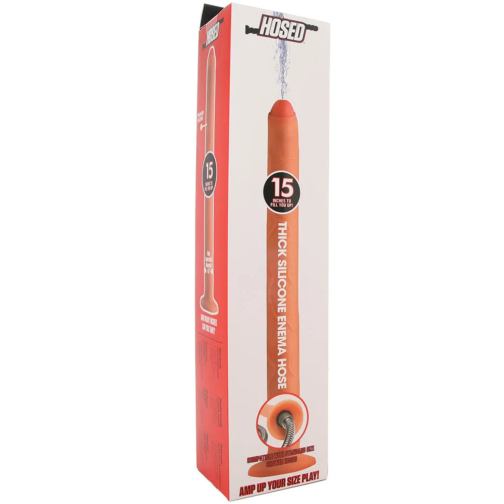 15 Inch Thick Realistic Silicone Enema Hose