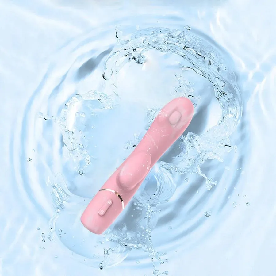 2-In-1 Flapping Sucking Rabbit Vibrator for Women