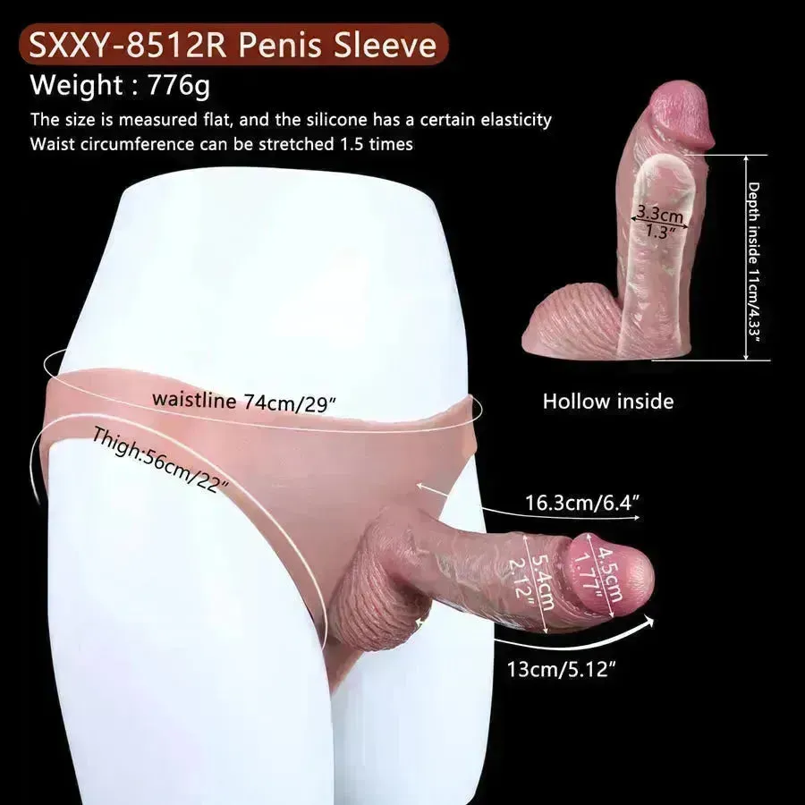 6 Inches Hollow Strap Dildo