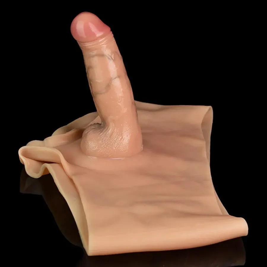 6.5 Inches Realistic Strap-On Dildo Lesbian Sex Toy
