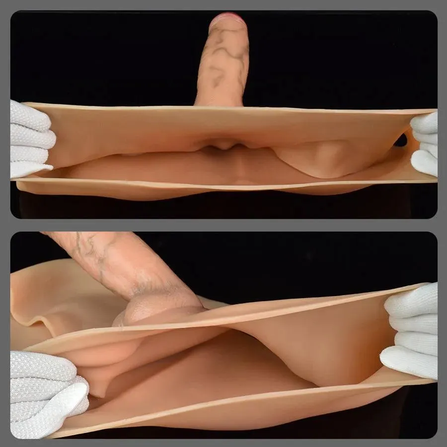 6.5 Inches Realistic Strap-On Dildo Lesbian Sex Toy