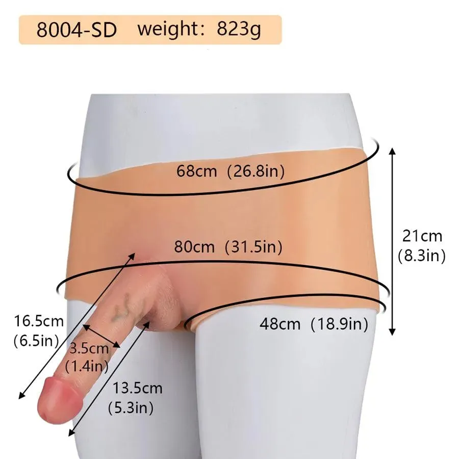 6.5 Inches Silicone Strapon Dildo Toy