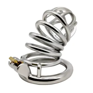74mm Steel Dick Chastity Cage for Men