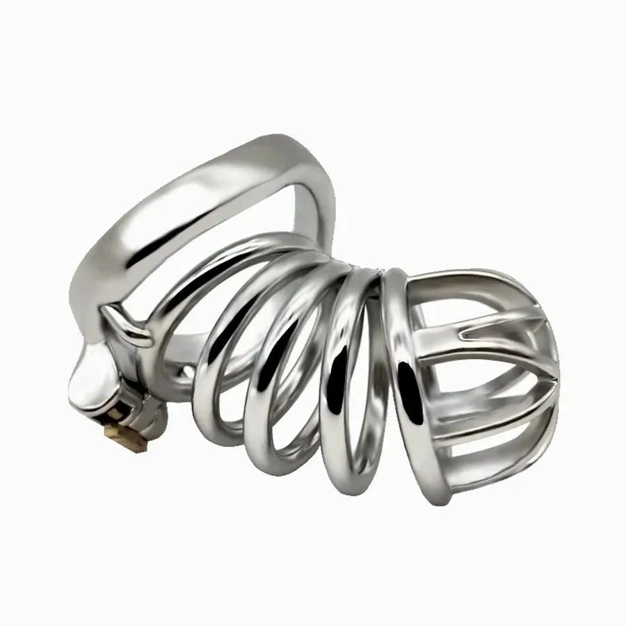 74mm Steel Dick Chastity Cage for Men