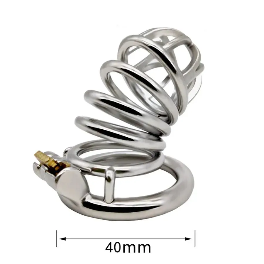 74mm Steel Dick Chastity Cage for Men
