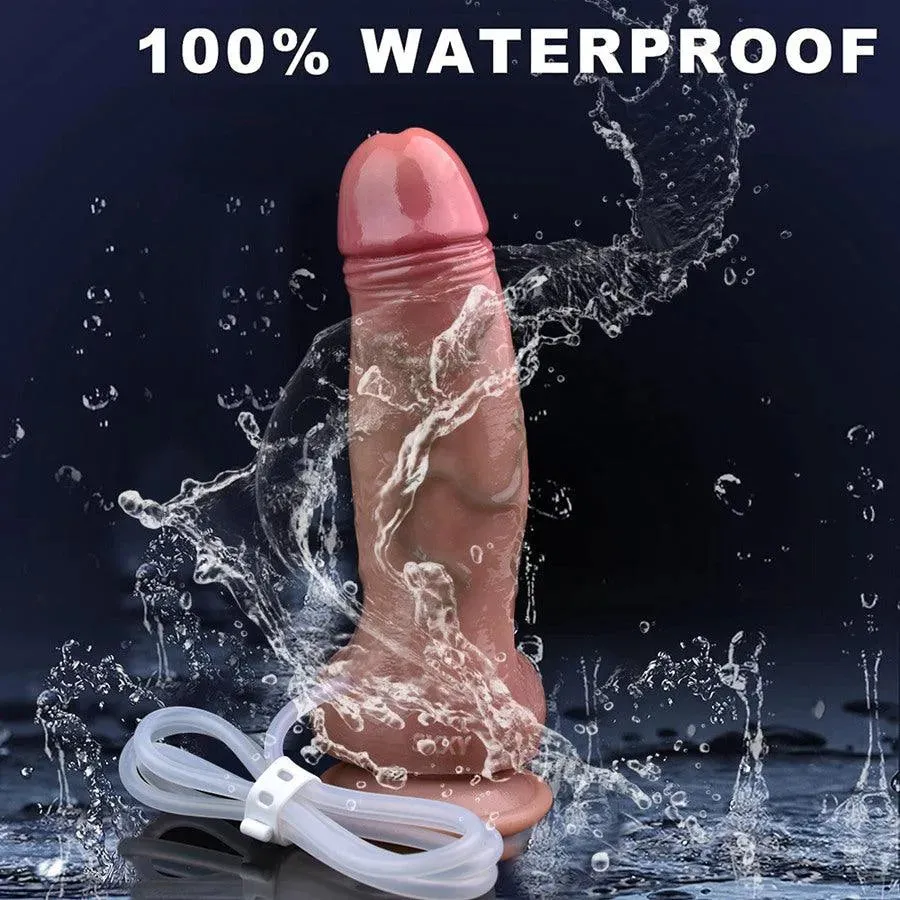 7.5 Inches Realistic Silicone Squirting Dildo