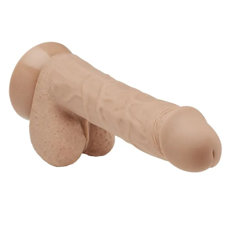 7" Silicone Pro Odorless Dong - Tan