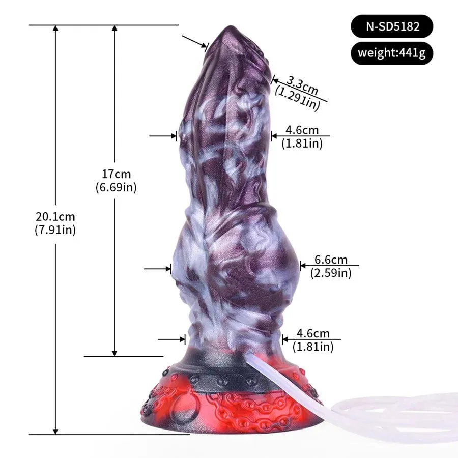8 Inches Realistic Ejaculating Dog Dildo