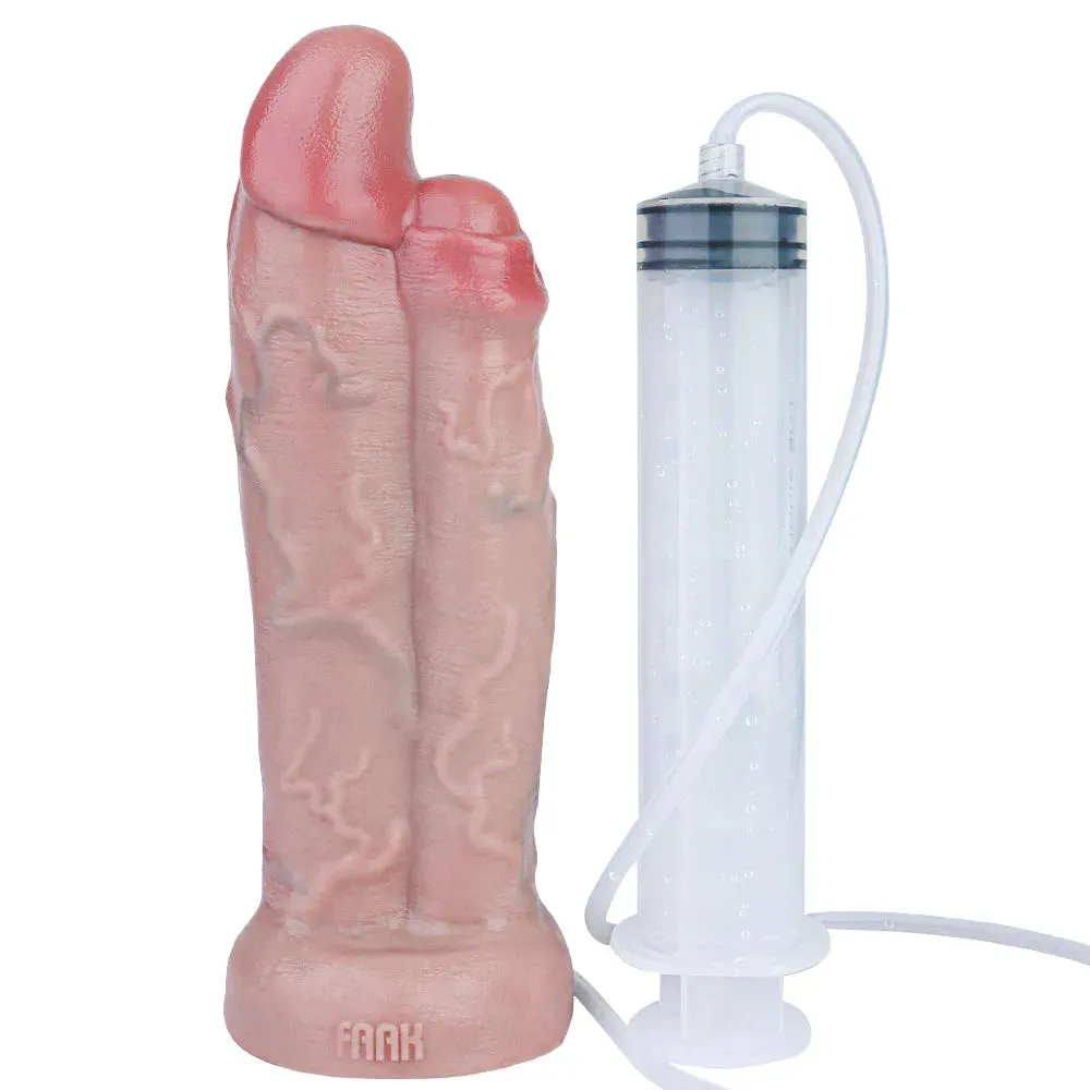 8 Inches Silicone Cumming Dildo
