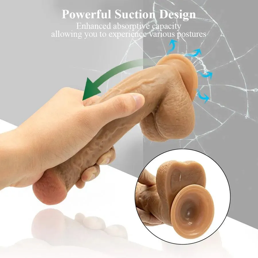 8 Inches Silicone Realistic Dildo for Women