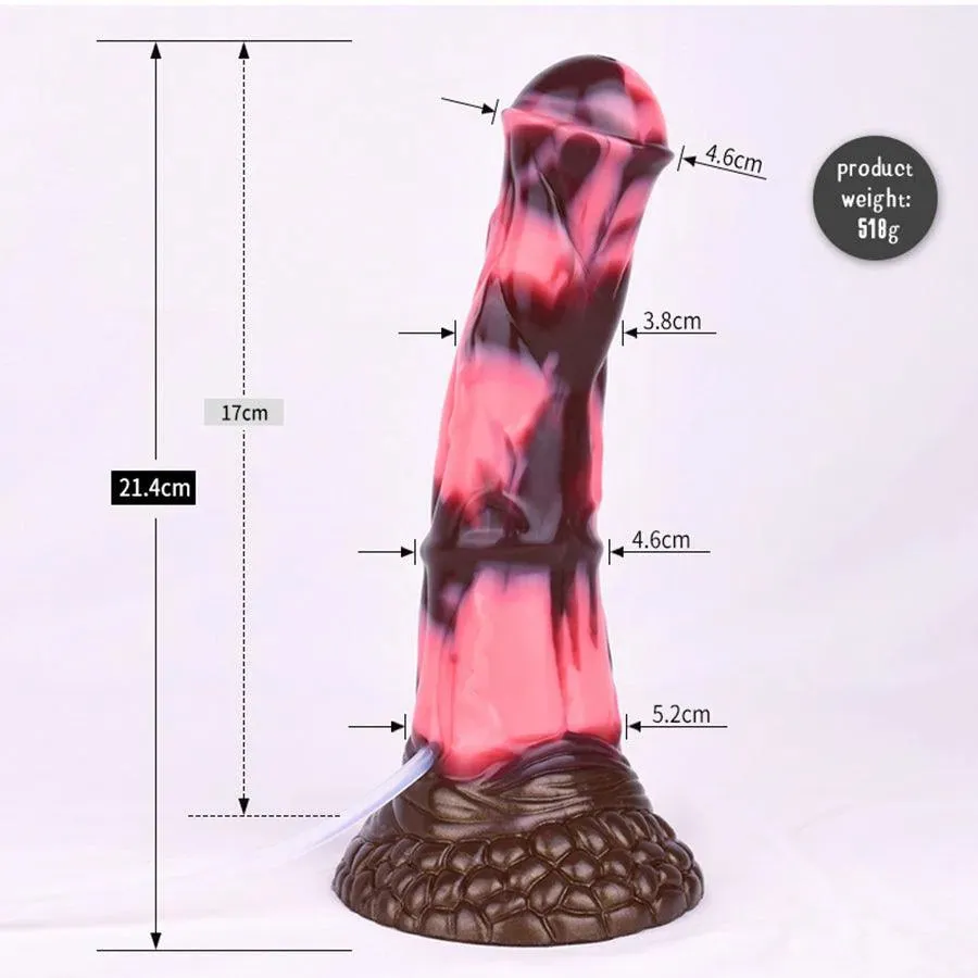 8 Inches Silicone Squirting Horse Cock Dildo