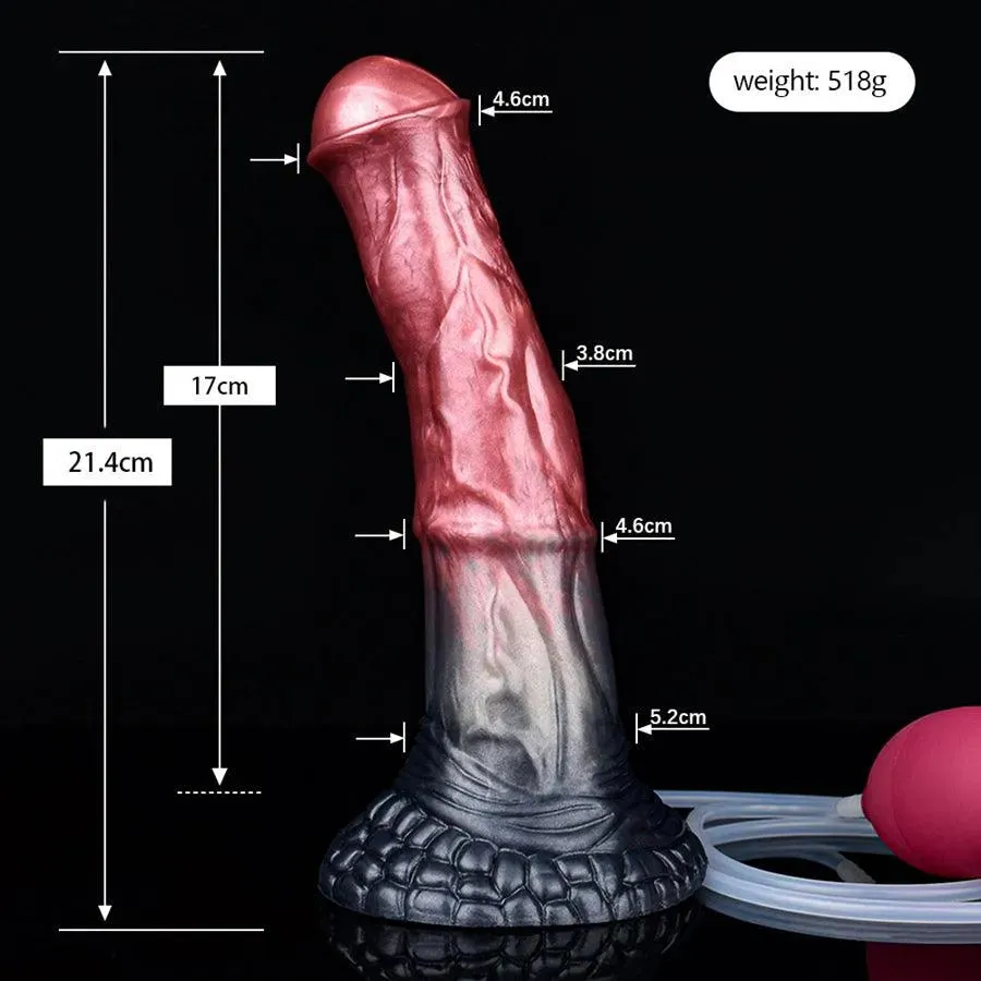 8 Inches Squirting Horse Dick Dildo