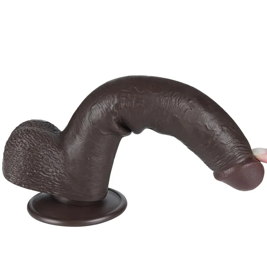 9 Inches Realistic Big Black Dildo