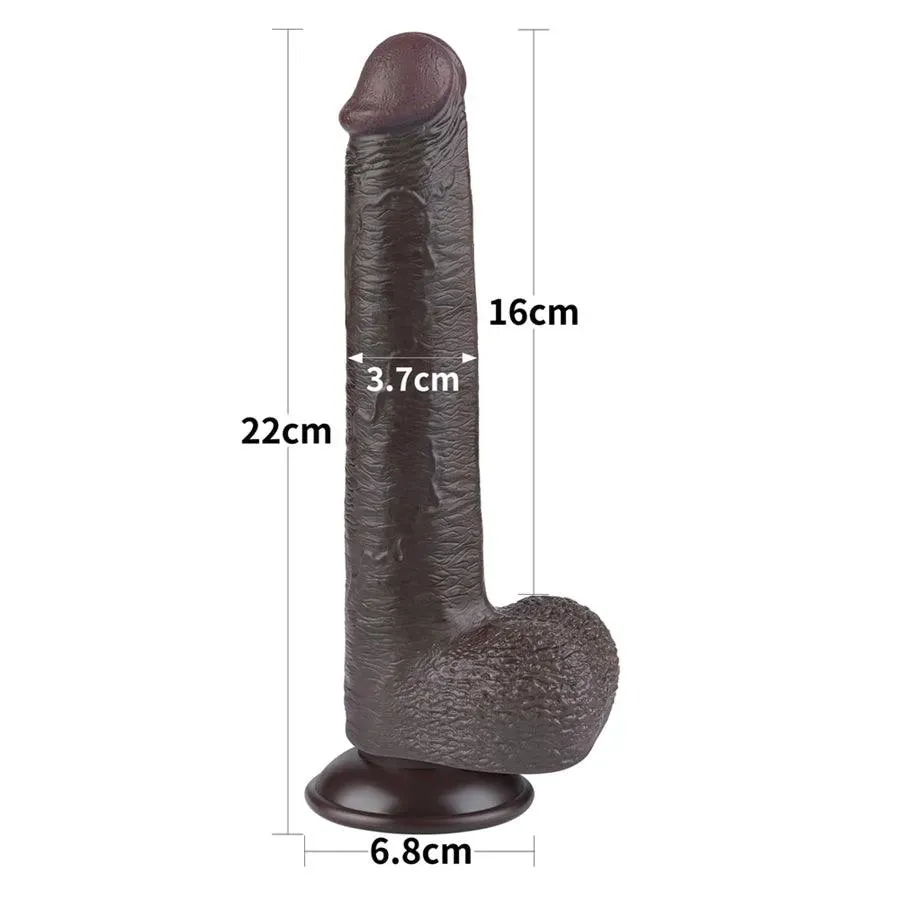 9 Inches Realistic Big Black Dildo
