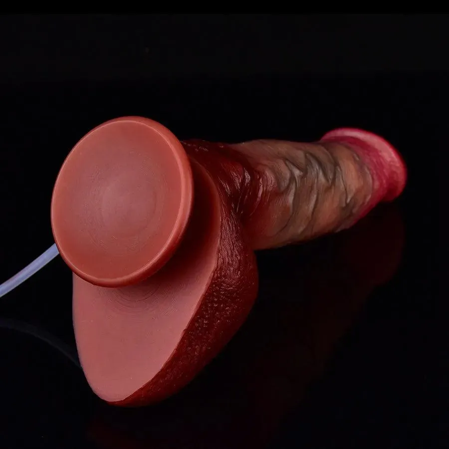 9 Inches Silicone Realistic Ejaculating Dildo