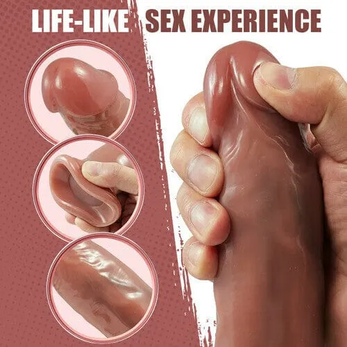 9.17In 5 Beads Rotating Swing 8 Vibrating Dildo remote control