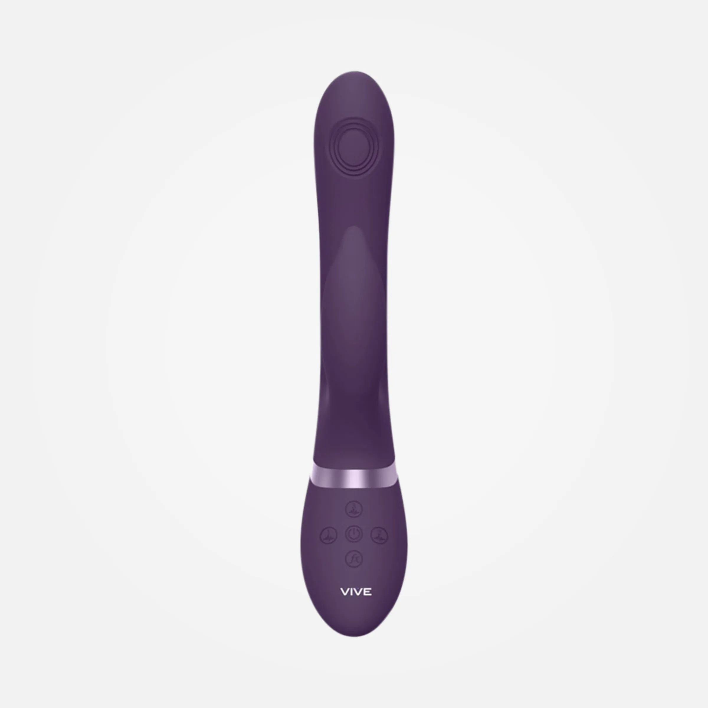 Aimi - 3 Motor Rechargeable Purple Swinging Rabbit Vibrator
