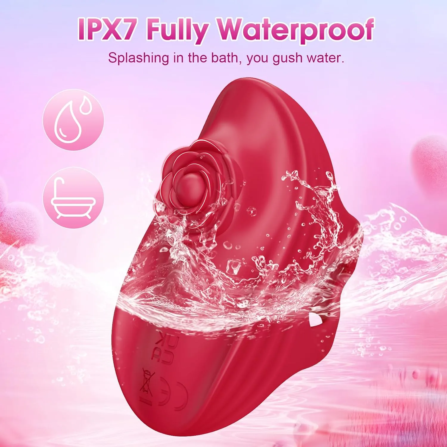 Alice - Nipple Rose Finger Vibrator with 9 Vibrations for Couple