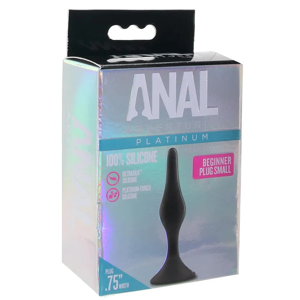 Anal Adventures Platinum Plug in Small