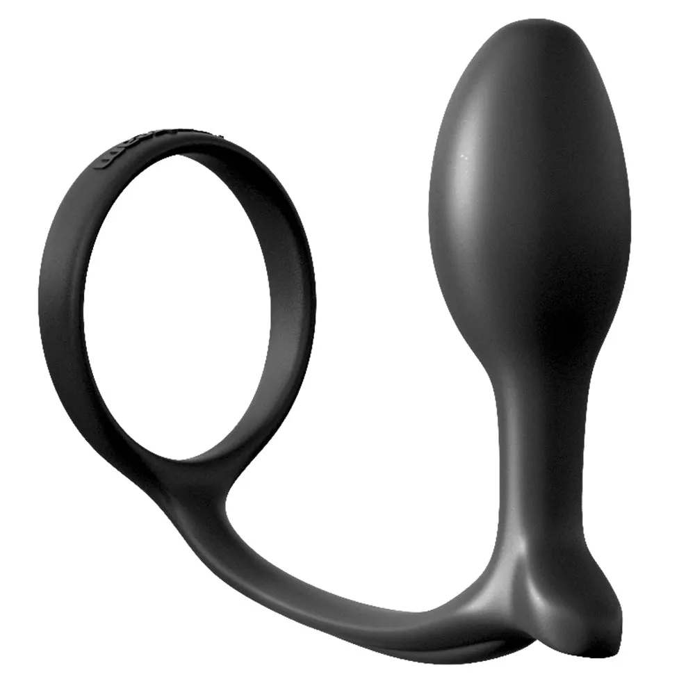 Anal Fantasy Collection Ass-Gasm Cock Ring Butt Plug - Beginners