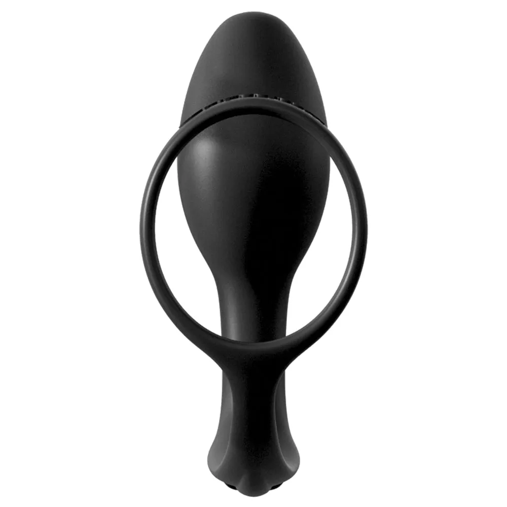 Anal Fantasy Collection Ass-Gasm Cock Ring Butt Plug - Beginners