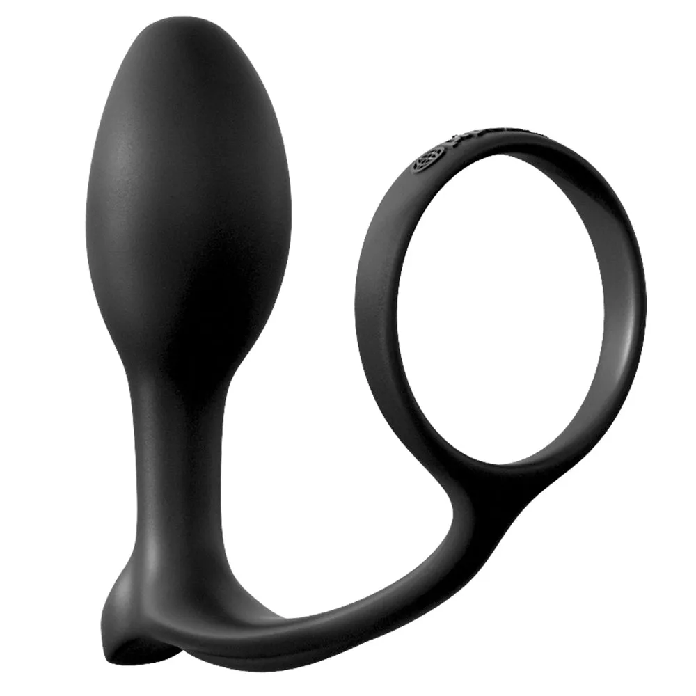 Anal Fantasy Collection Ass-Gasm Cock Ring Butt Plug - Beginners