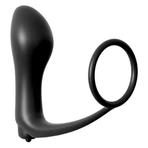 Anal Fantasy Collection Ass-Gasm Vibrating Cock Ring Butt Plug