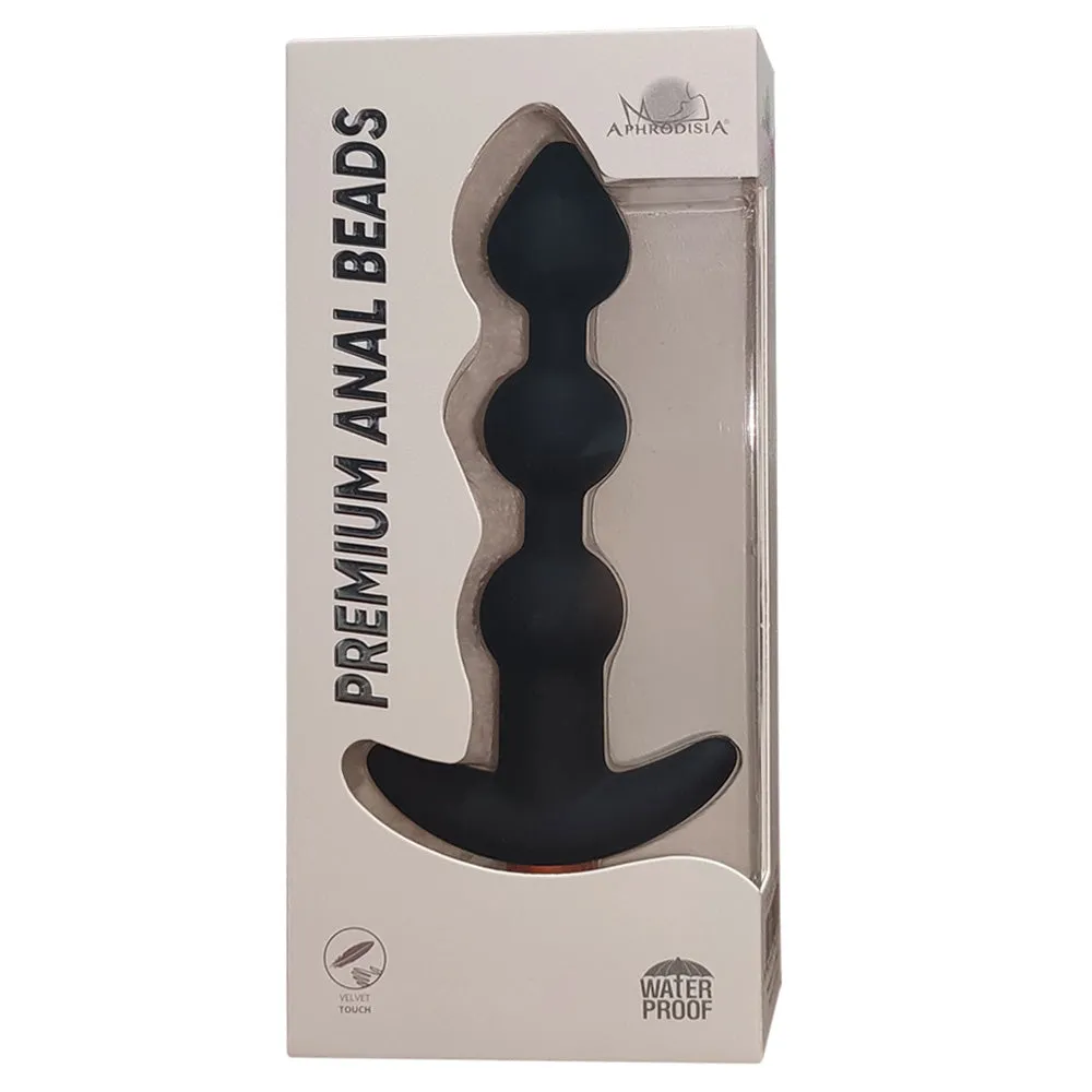 Aphrodisia Premium Rechargeable Vibrating Silicone Anal Beads