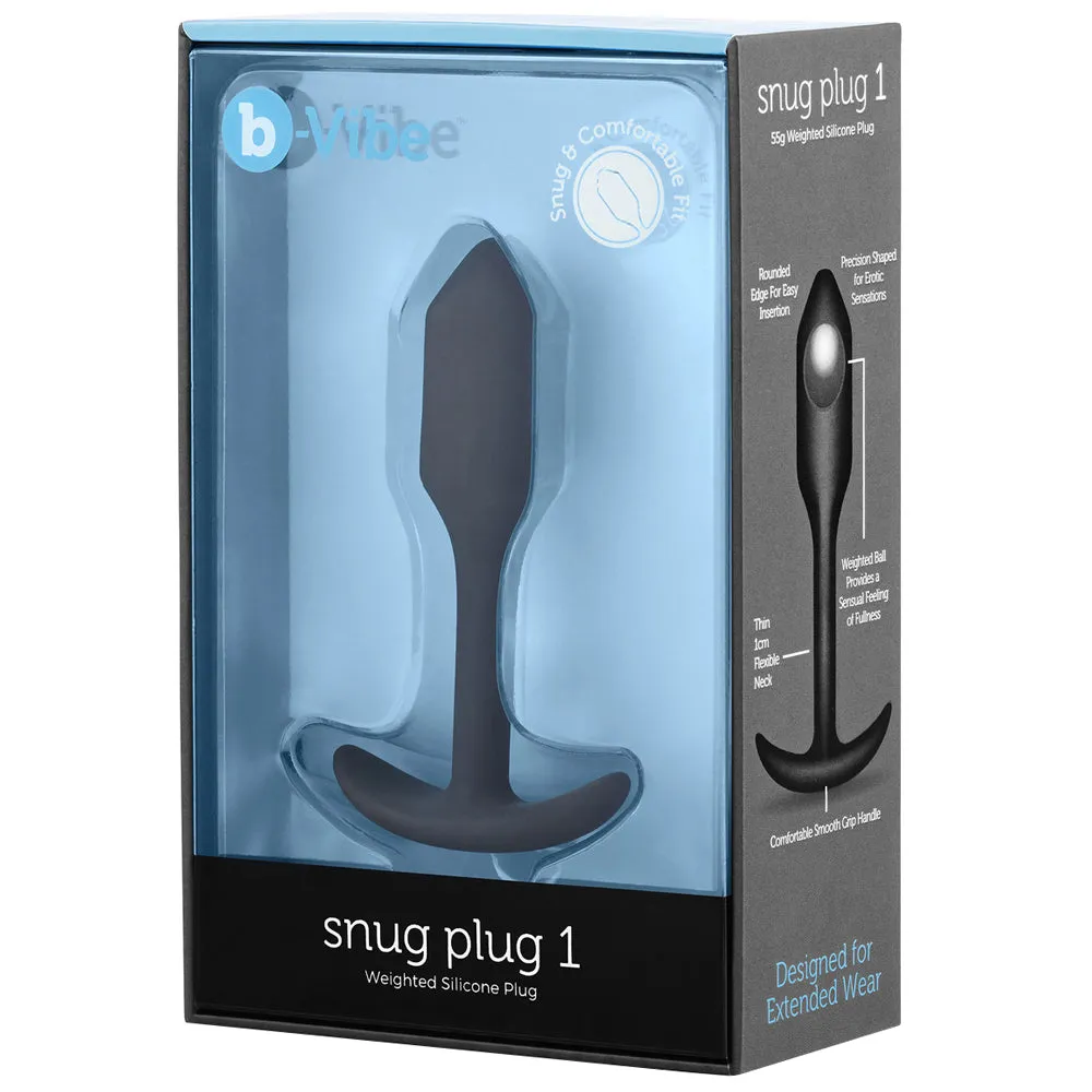 B-Vibe Weighted Snug Plug 1