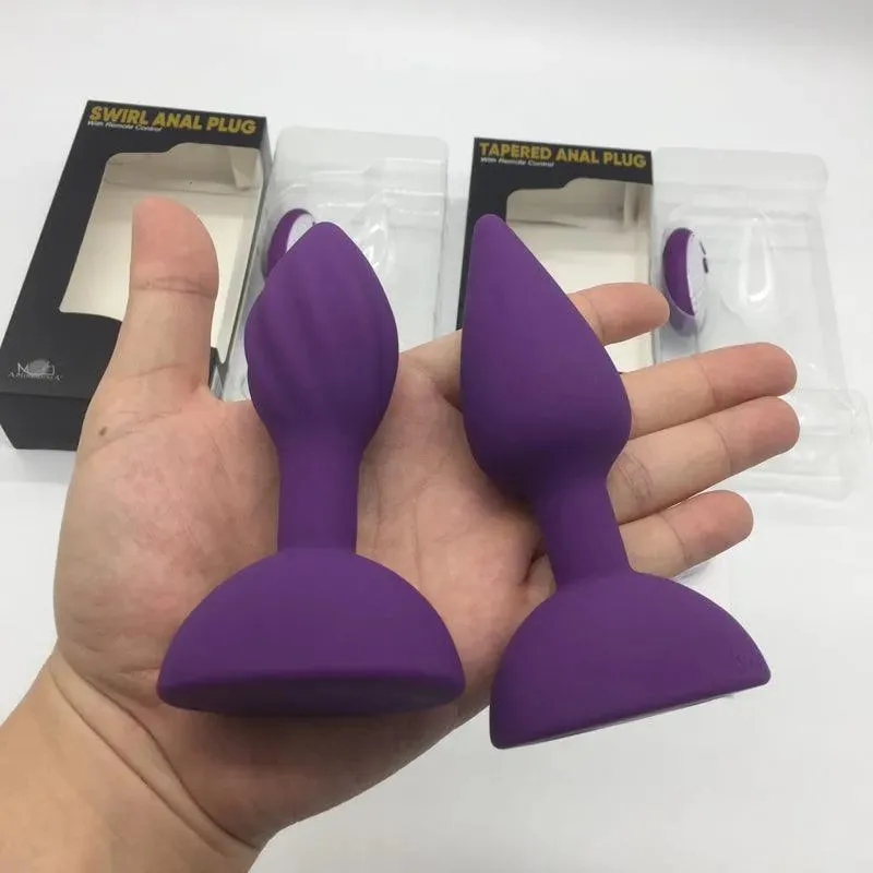 Bead Massage Vibrating Butt Plug With Remote