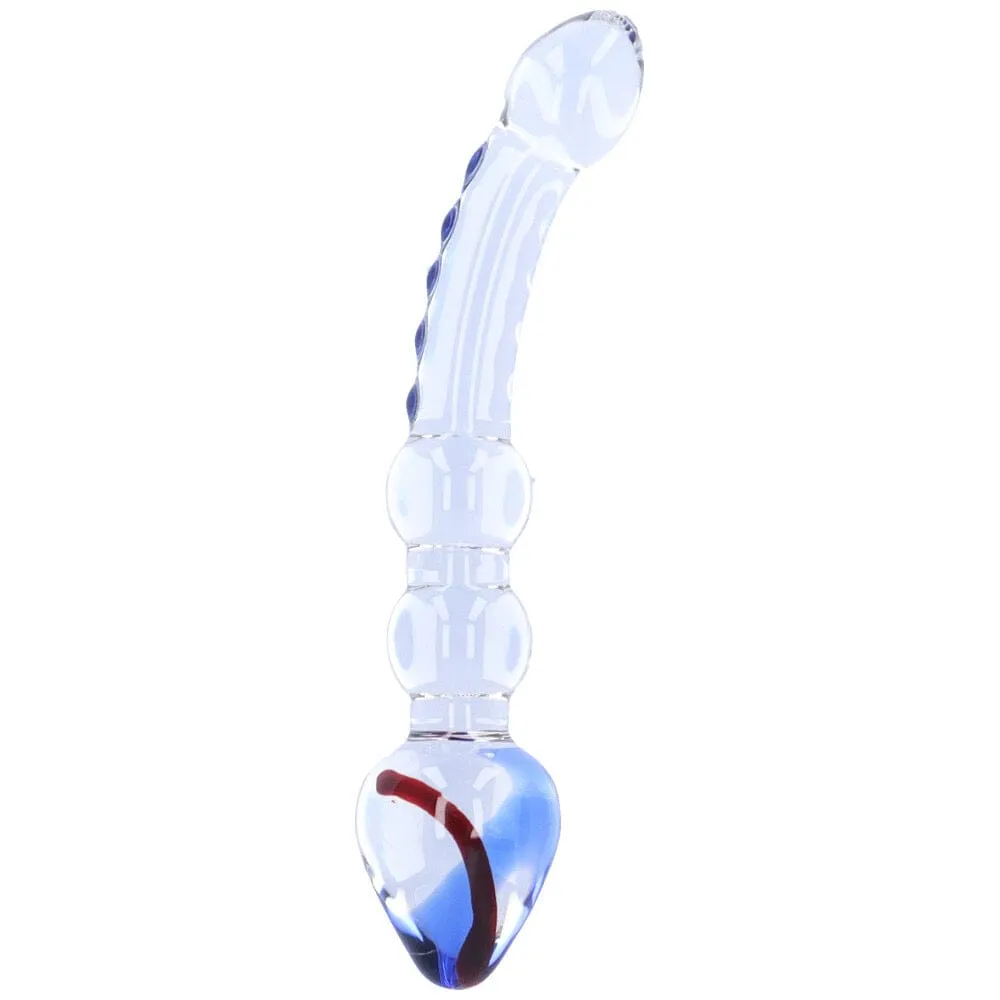 Beaded Glass Anal Slider Wand