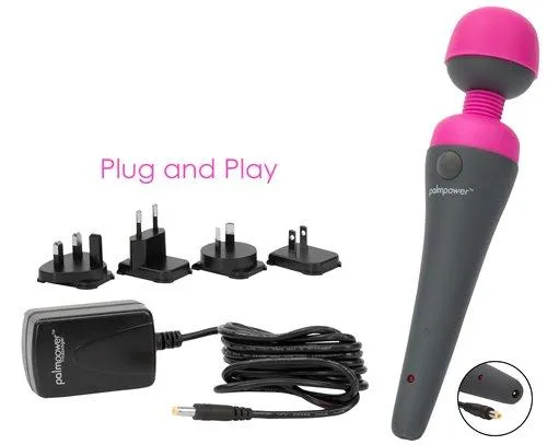 BMS Factory PALMPOWER Vibrating Body Wand Massager (mains powered)