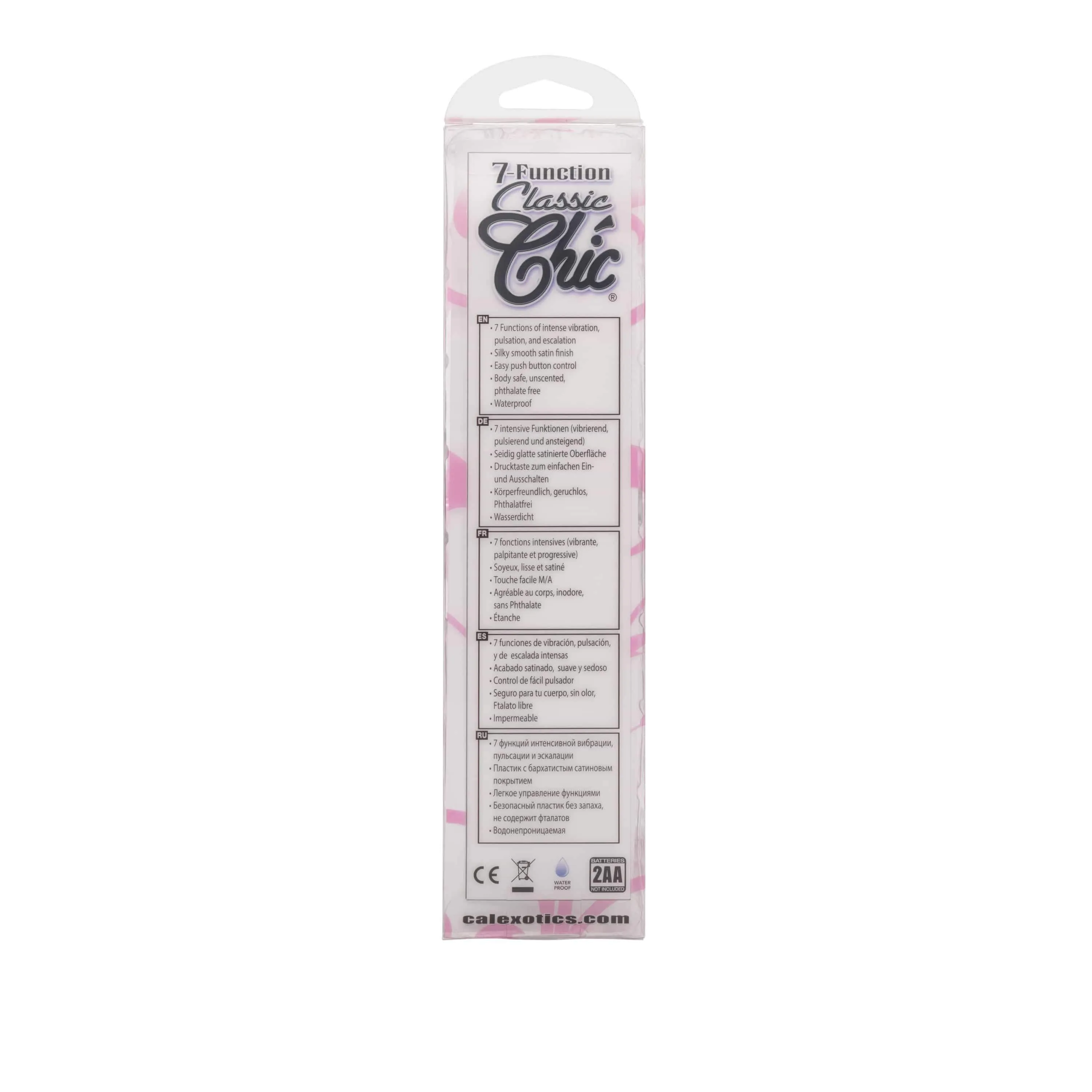 California Exotics - 7 Function Classic Chic Standard G Spot Vibrator (Purple)