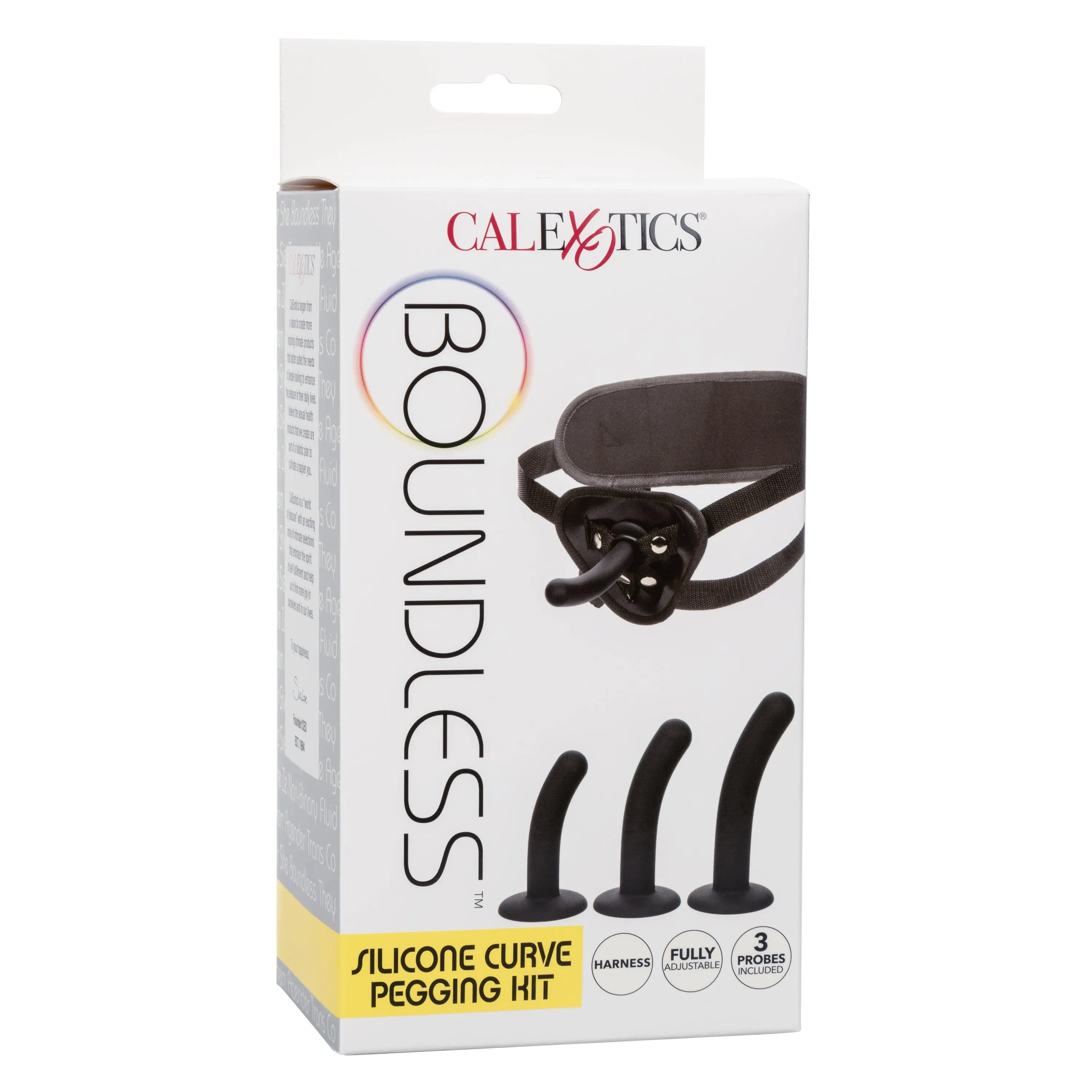 California Exotics - Boundless Silicone Curve Pegging Kit Strap On (Black)