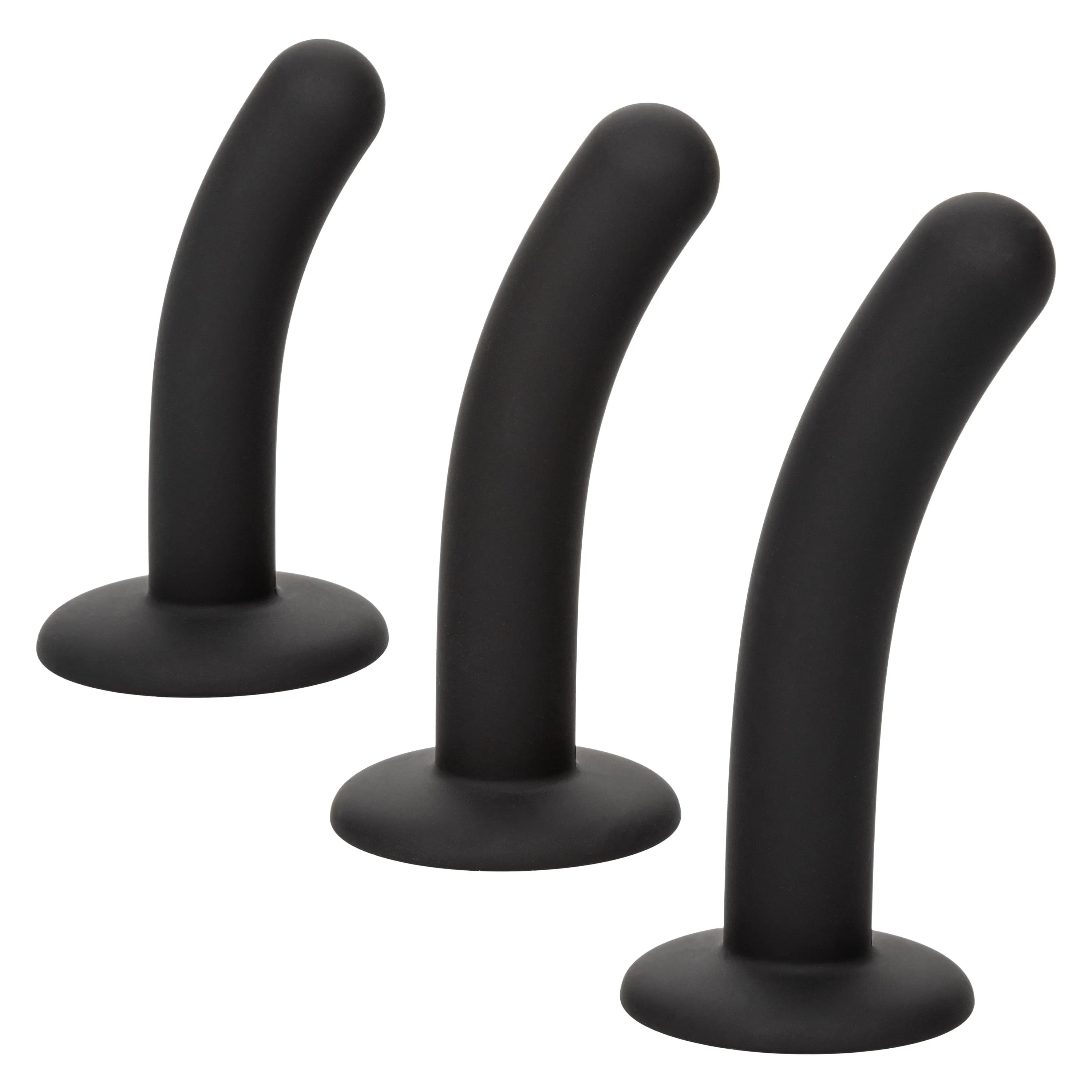 California Exotics - Boundless Silicone Curve Pegging Kit Strap On (Black)