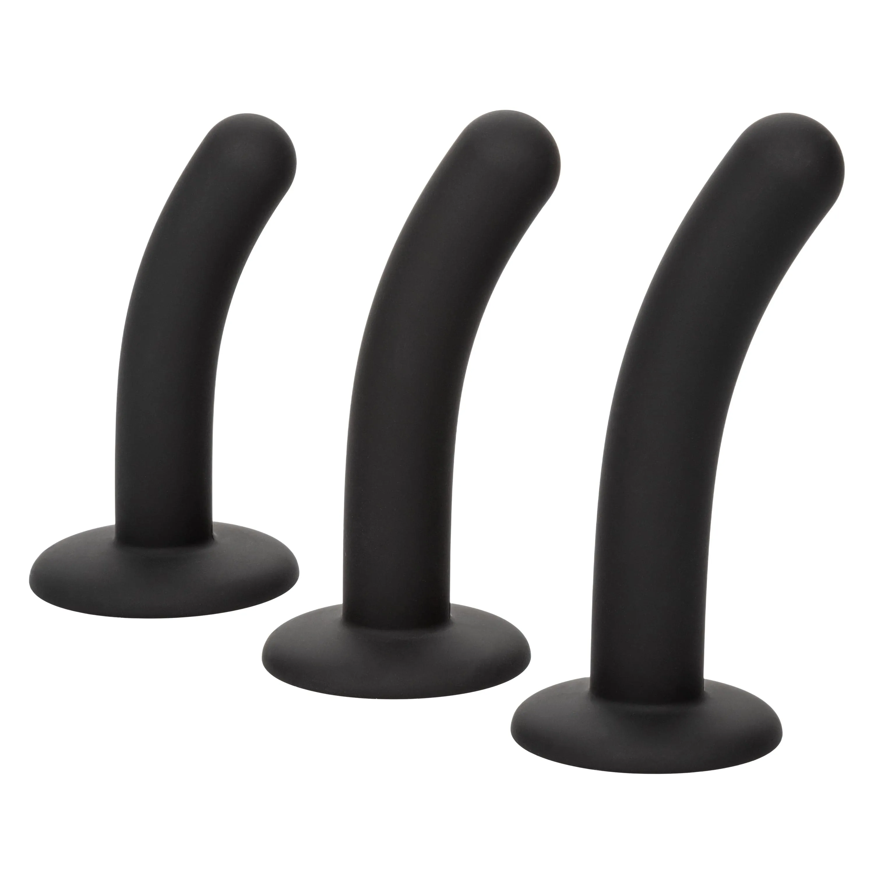 California Exotics - Boundless Silicone Curve Pegging Kit Strap On (Black)