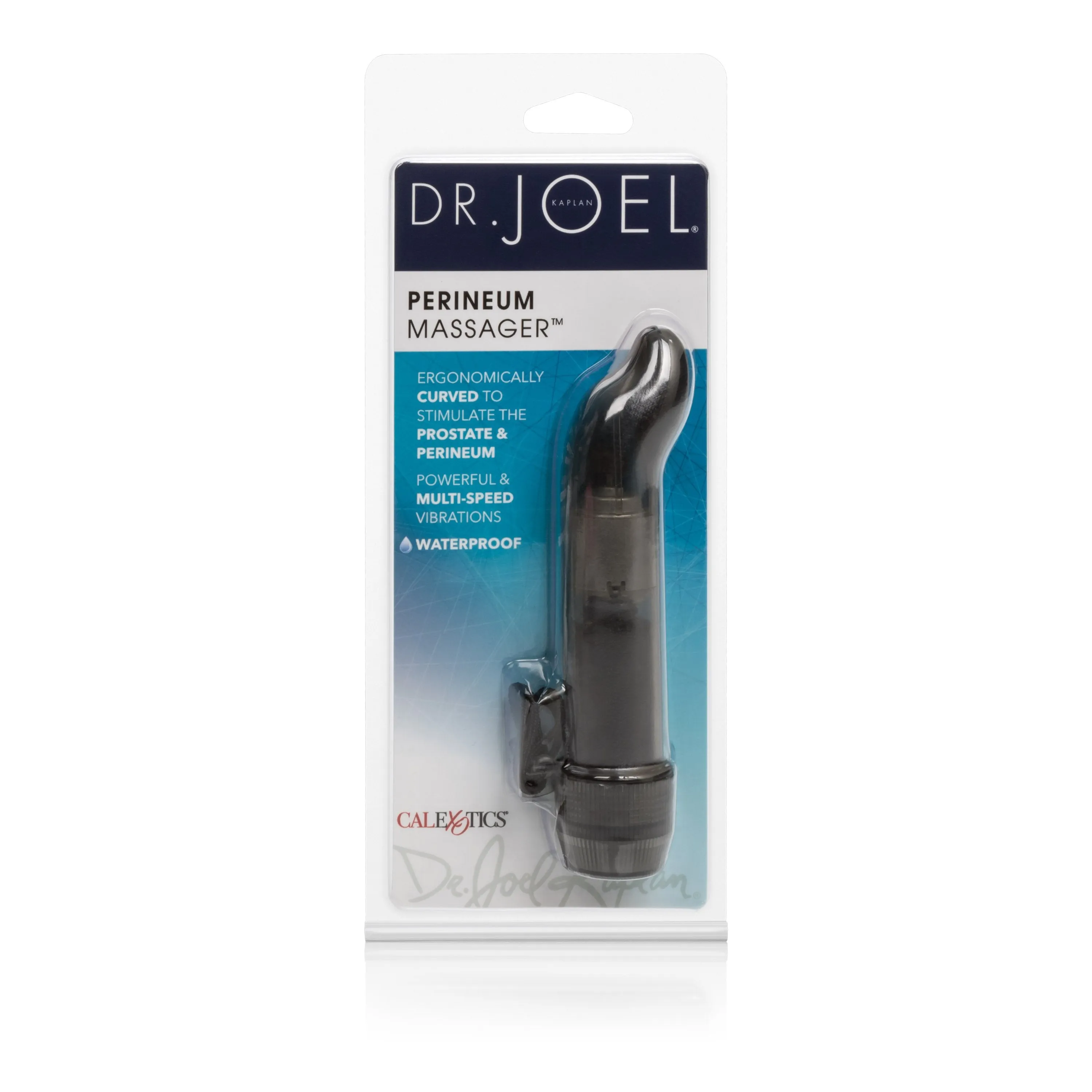 California Exotics - Dr Joel Kaplan Perineum Prostate Massager 4.5" (Black)