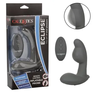 California Exotics - Eclipse Remote Control Inflatable Probe Prostate Massager (Black)