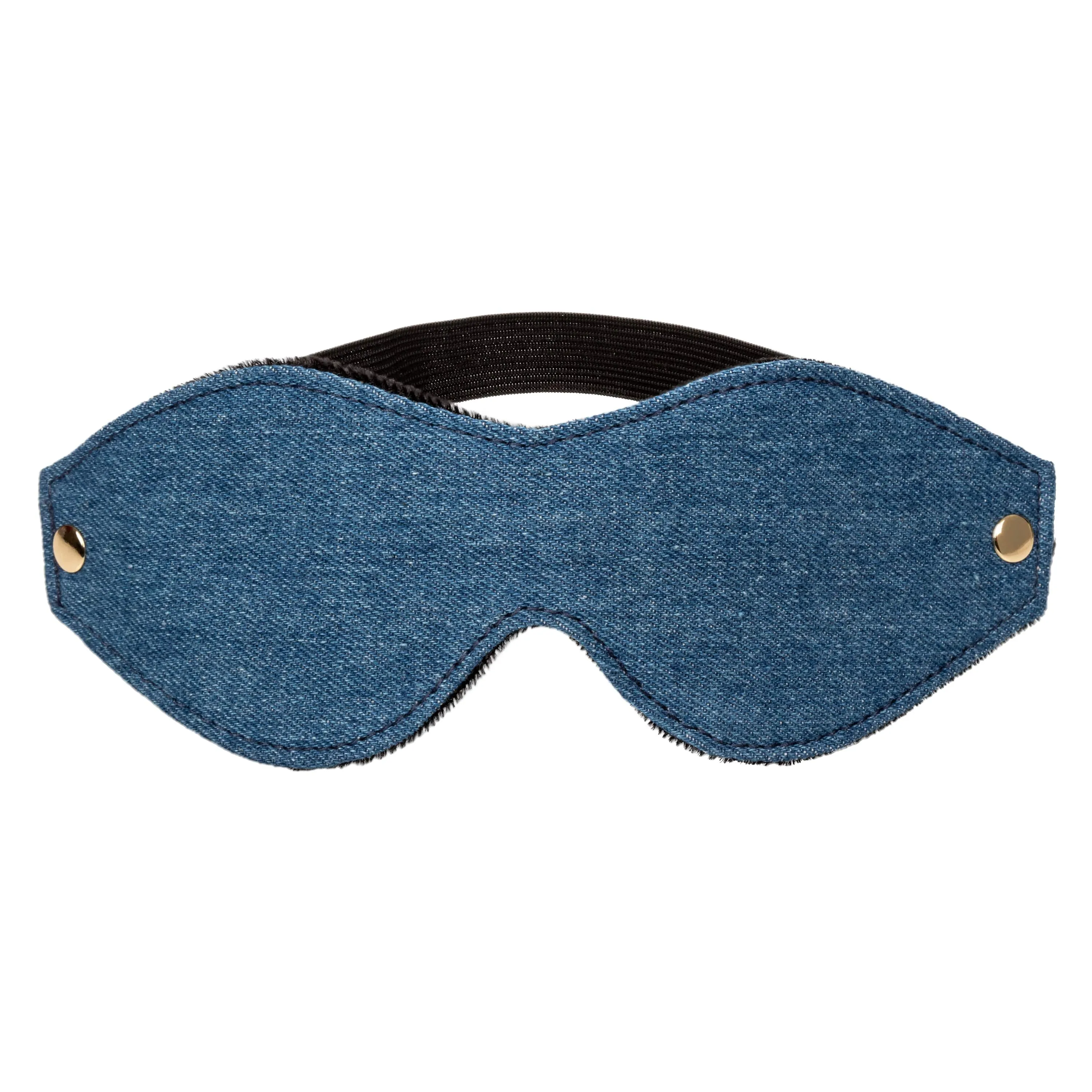 California Exotics - Ride 'em Premium Denim Collection Eye Mask (Blue)