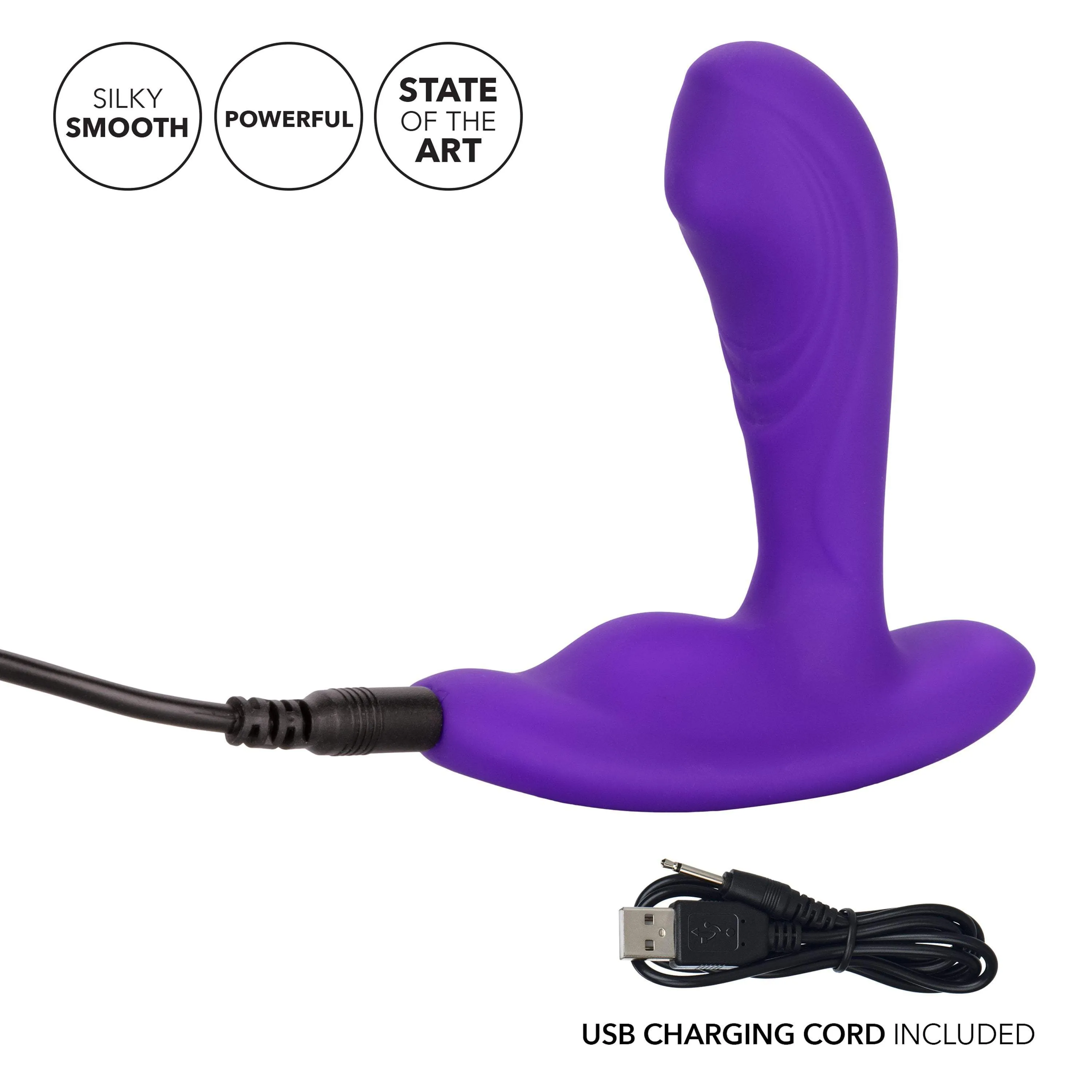 California Exotics - Silicone Remote Pinpoint Pleaser Prostate Massager (Purple)