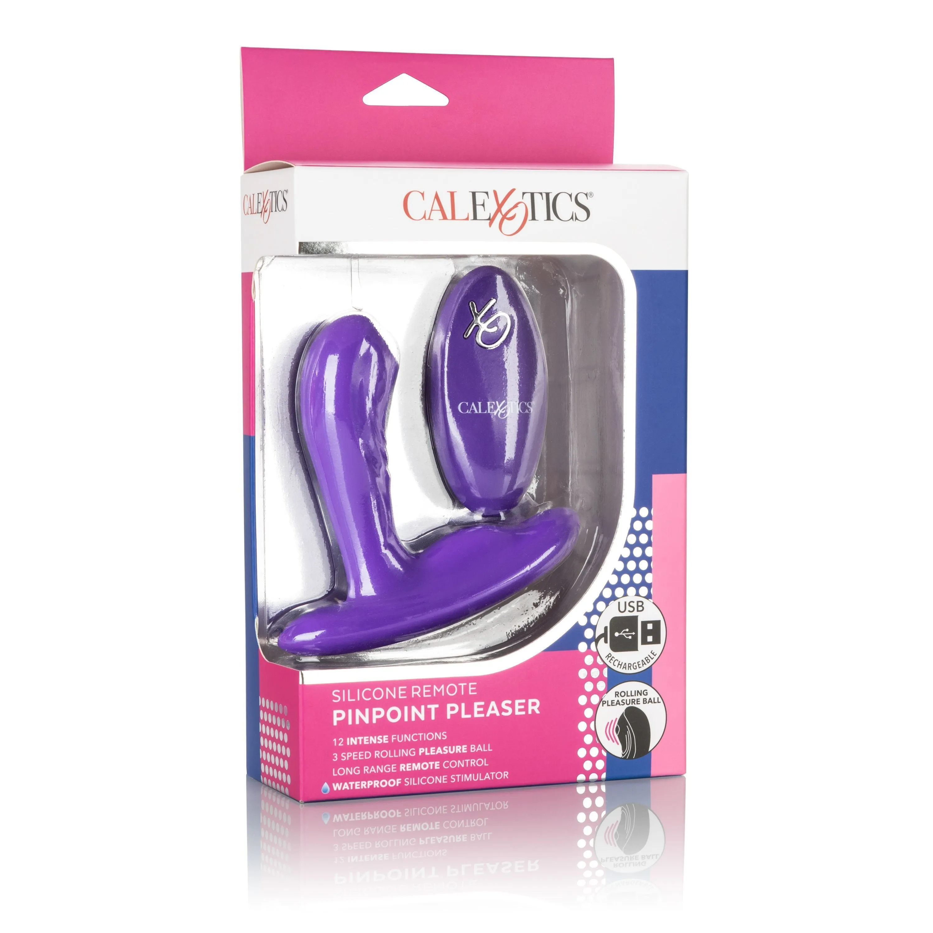 California Exotics - Silicone Remote Pinpoint Pleaser Prostate Massager (Purple)
