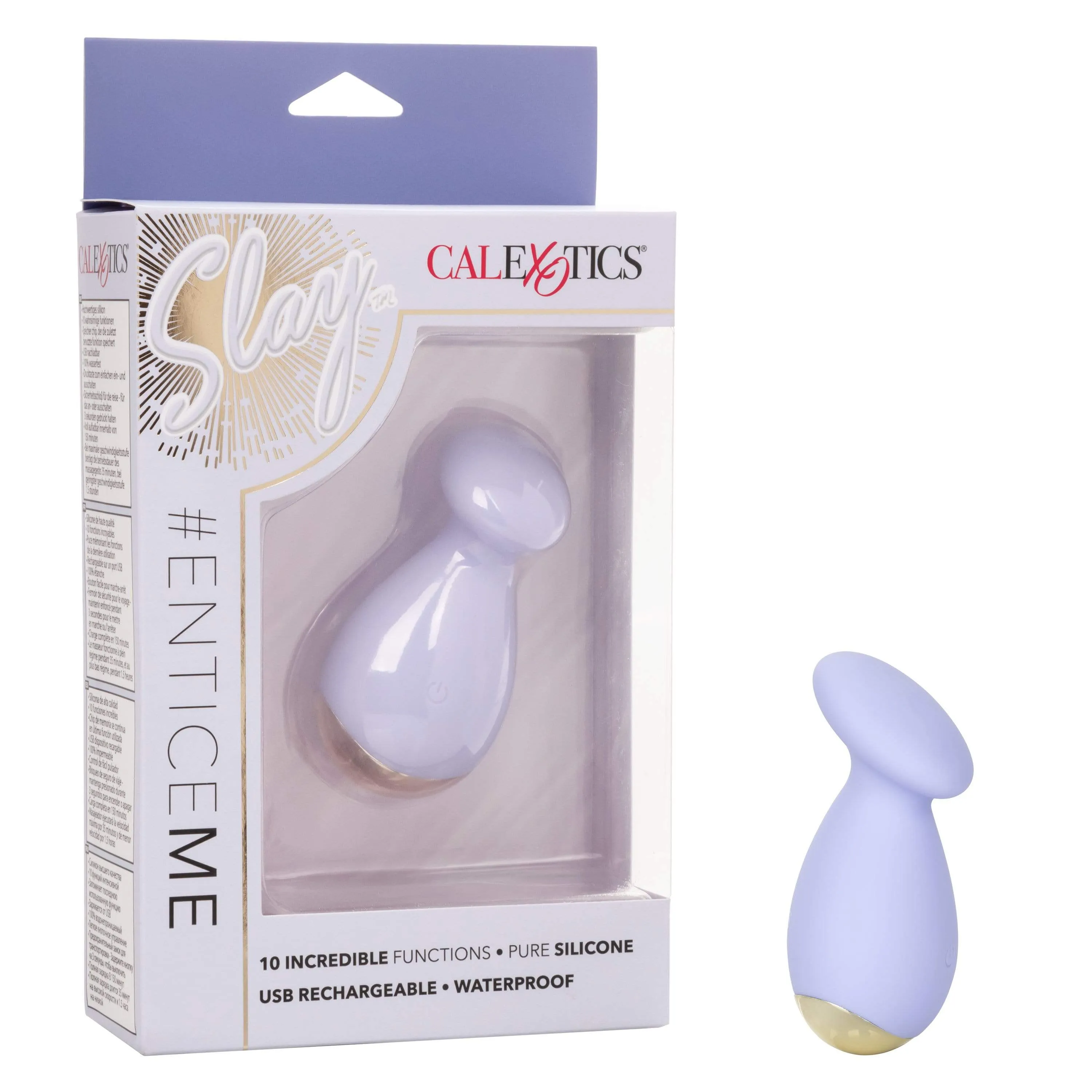California Exotics - Slay EnticeMe Silicone Clit Massger (Purple)
